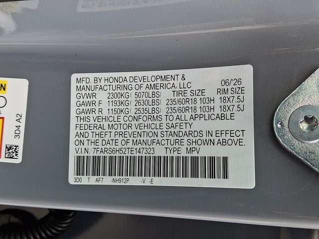 2026 Honda CR-V Hybrid Sport