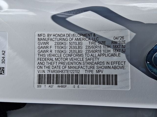 2026 Honda CR-V Hybrid Sport-L