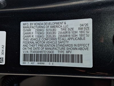 2026 Honda CR-V Hybrid Sport-L