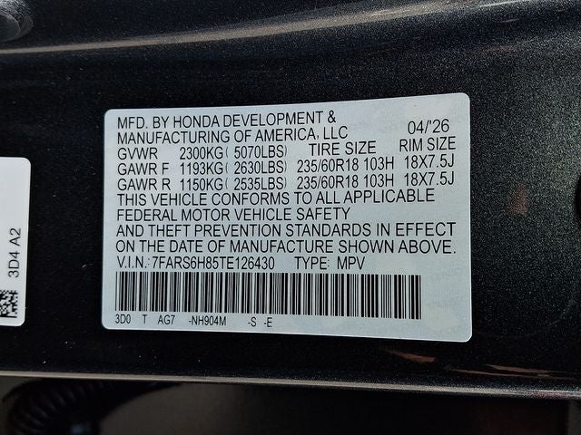 2026 Honda CR-V Hybrid Sport-L