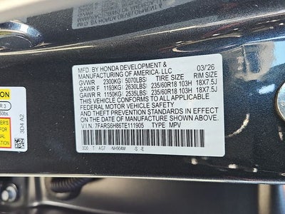 2026 Honda CR-V Hybrid Sport-L