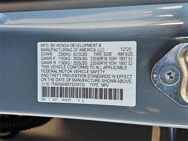 2026 Honda CR-V Hybrid Sport-L