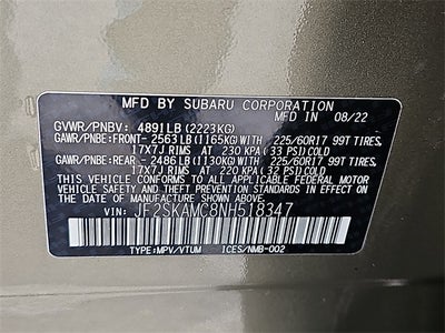 2022 Subaru Forester Wilderness