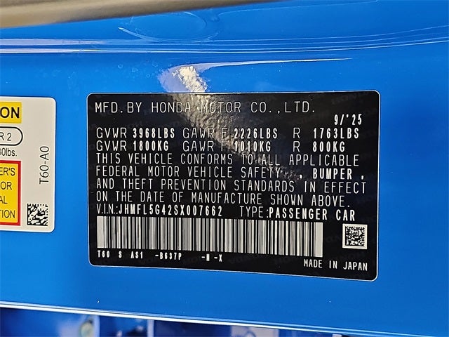 2025 Honda Civic Type R Base