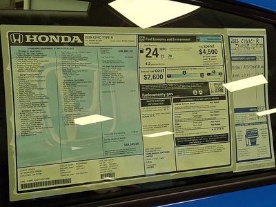 2026 Honda Civic Type R Manual