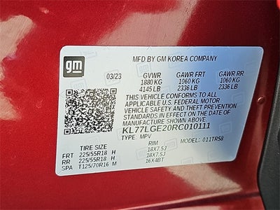 2024 Chevrolet Trax 1RS