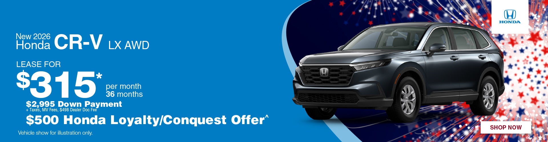 New 2026 Honda CR-V LX AWD
