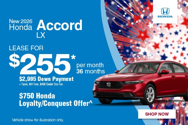 New 2026 Honda Accord LX