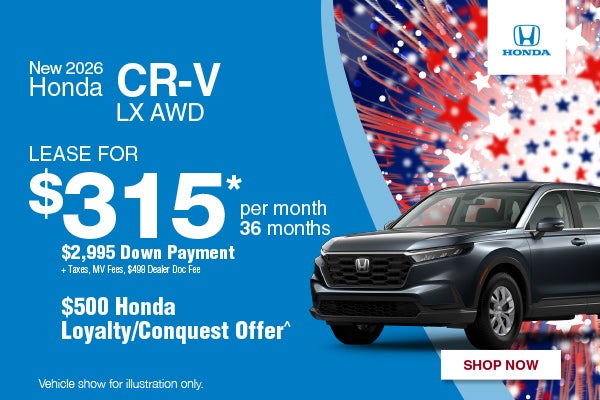 New 2026 Honda CR-V LX AWD