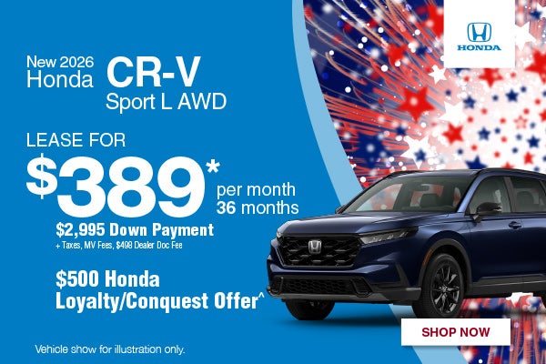 New 2026 Honda CR-V Sport L AWD